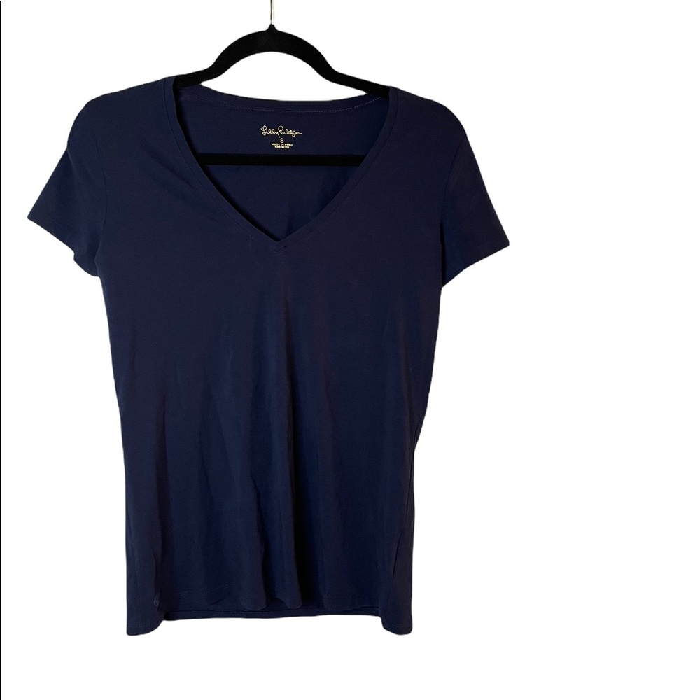 Lilly Pulitzer t-shirt navy blue size small